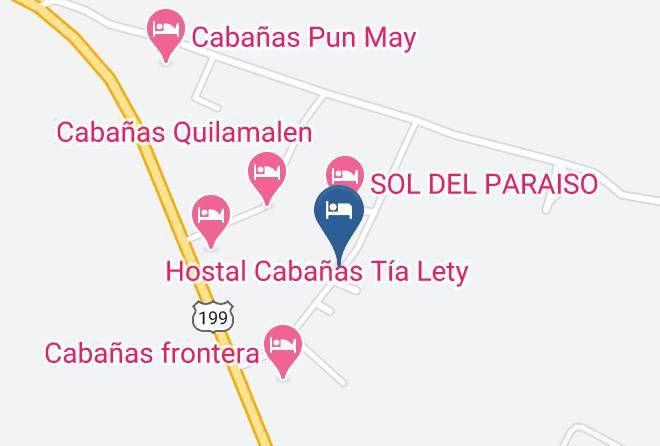 Cautin Province - Cabanas Keypa Maps