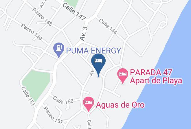 Villa Gesell - Cabanas Kuei Maps