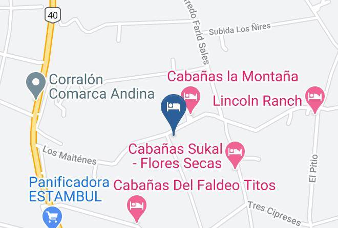 Bariloche - Cabanas Kume Kintu Maps