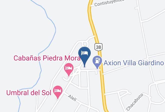 Punilla Department - Cabanas Kuyen Antu Maps