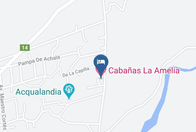 San Alberto Department - Cabanas La Amelia Maps