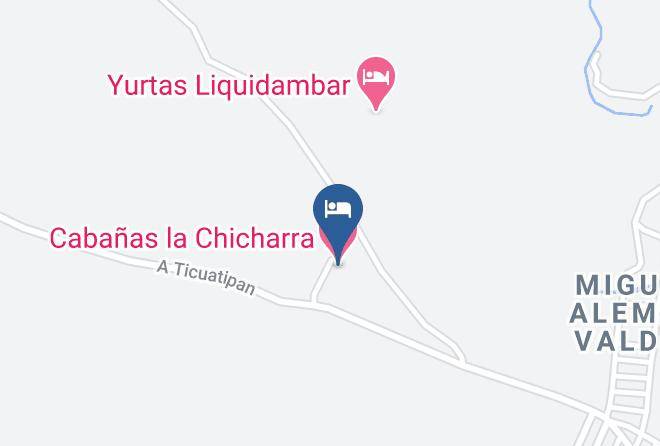 Xico - Cabanas La Chicharra Maps