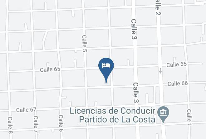 Mar Del Tuyu - Cabanas La Cholita Maps