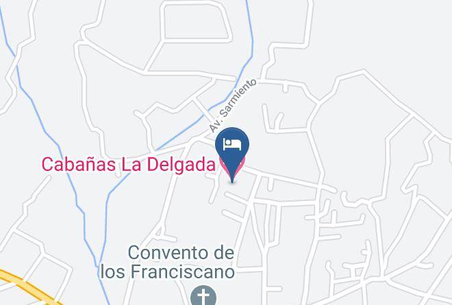 Tafi Del Valle - Cabanas La Delgada Maps