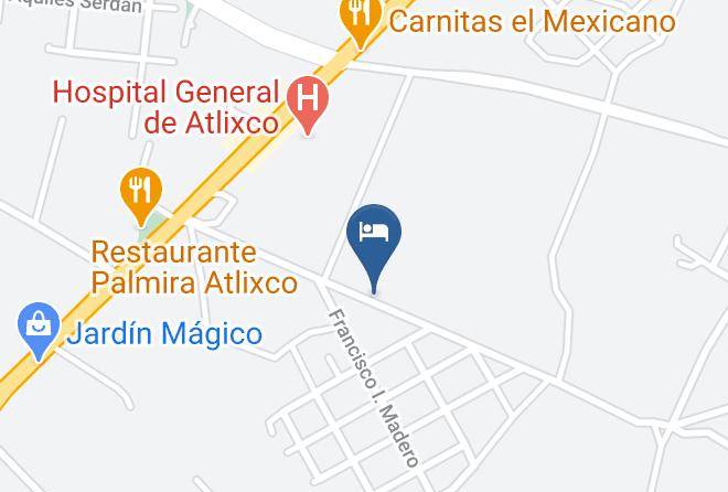 Cabanas La Finca 2 Map - Puebla - Atlixco