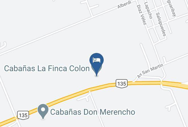 Colon - Cabanas La Finca Colon Maps