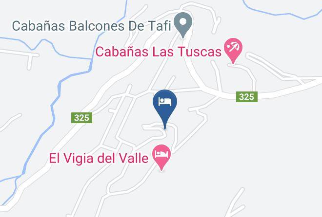 Tafi Del Valle - Cabanas La Loma El Pelao Maps