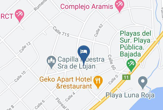 General Pueyrredon Partido - Cabanas La Lucinda Maps