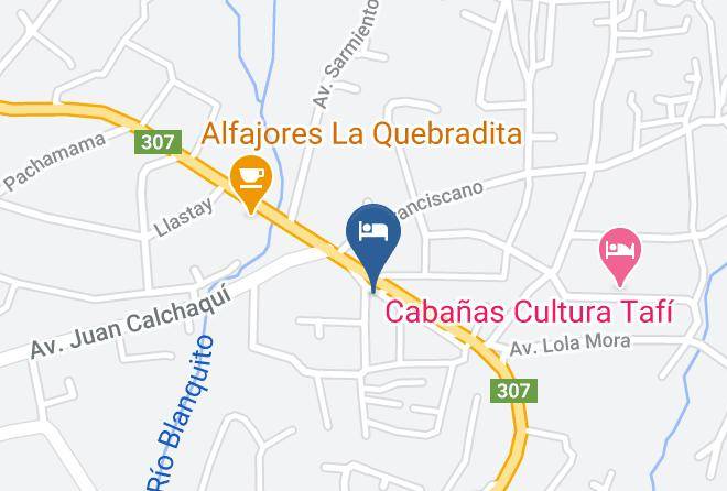 Tafi Del Valle - Cabanas La Marinita Maps