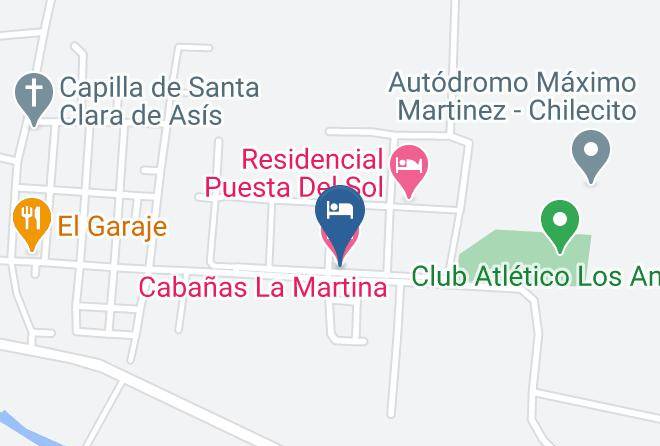 Chilecito - Cabanas La Martina Maps