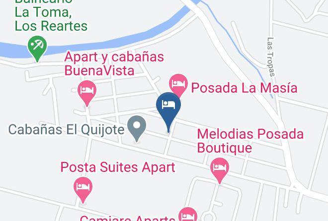 Calamuchita Department - Cabanas La Matera Maps