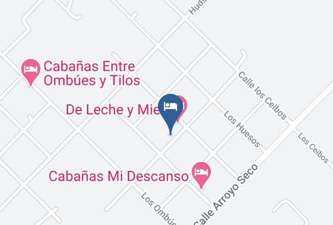 Tandil Partido - Cabanas La Matrera Maps