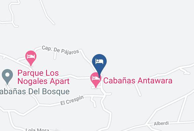 Santa Rosa Dellara - Cabanas La Mazamorra Maps