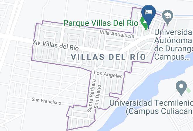 Culiacan - Cabanas La Mesa Maps