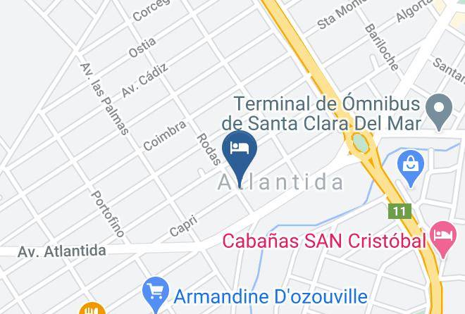 Mar Chiquita - Cabanas La Modernita Maps