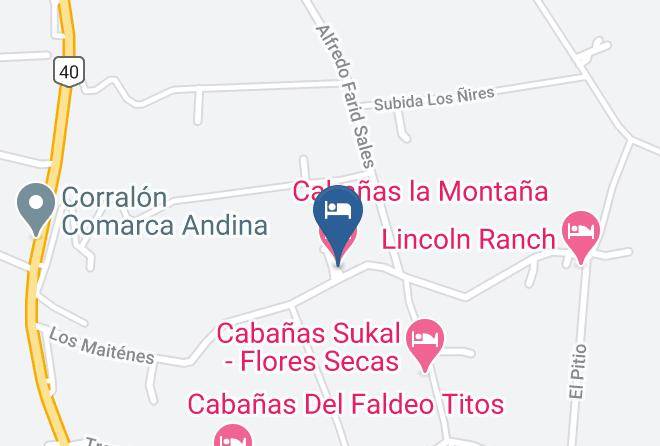 Bariloche - Cabanas La Montana Maps