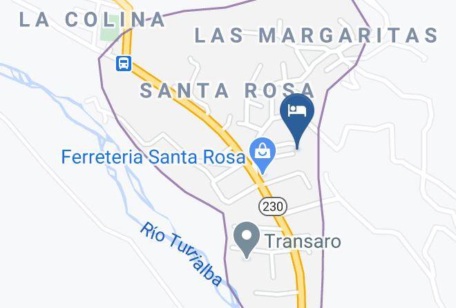 Turrialba - Cabanas La Naciente Maps