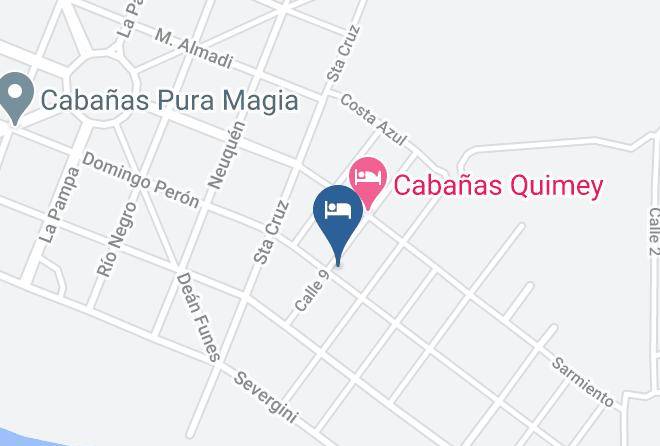 Calamuchita Department - Cabanas La Nona Luisa Maps