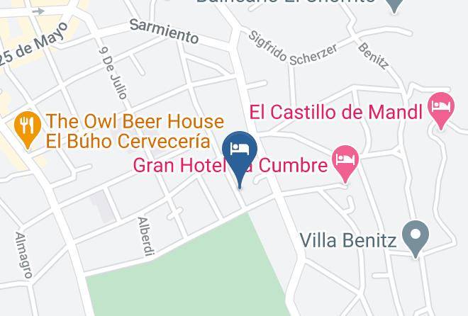 Punilla Department - Cabanas La Oma Maps