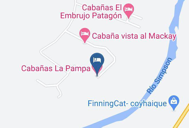 Coyhaique Province - Cabanas La Pampa Maps