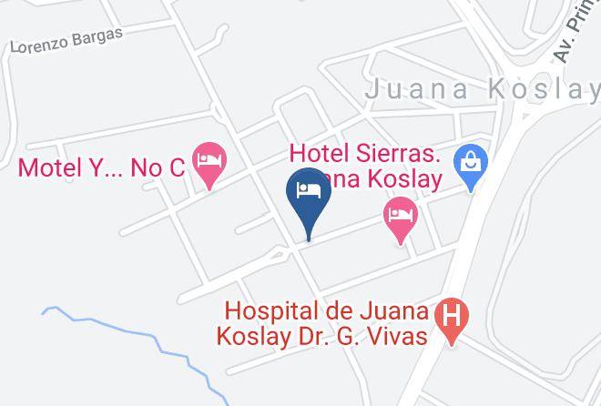 La Capital San Luis - Cabanas La Pancho Maps