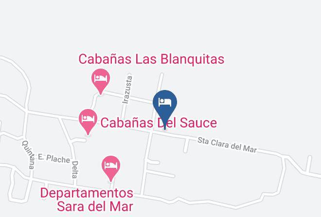 Monte Hermoso - Cabanas La Pergola Maps