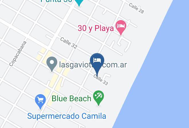 Villa Gesell - Cabanas La Posadita Maps