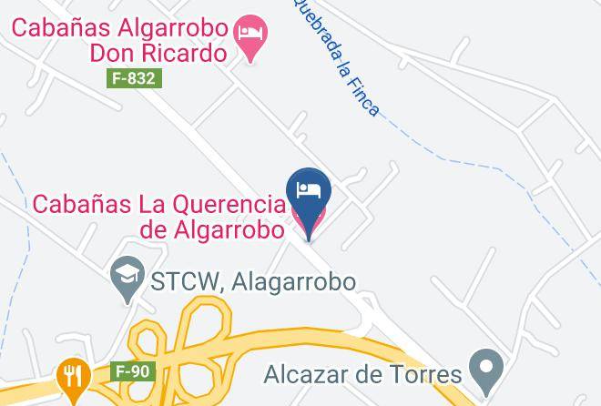 San Antonio Province - Cabanas La Querencia De Algarrobo Maps