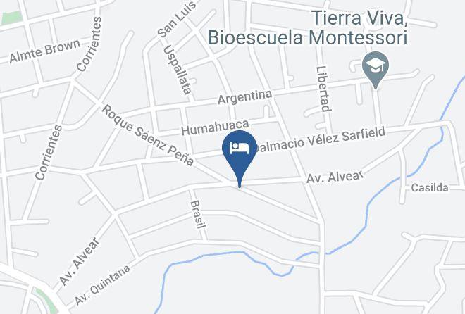Punilla Department - Cabanas La Rosa Maps