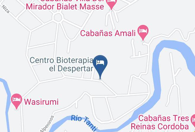Punilla Department - Cabanas La Rustica Maps