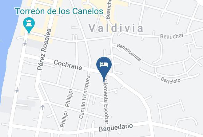 Valdivia Province - Cabanas La Ruta De Valdivia Maps