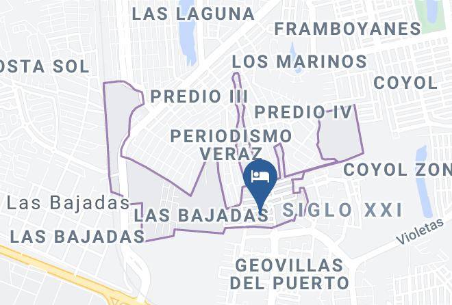 Veracruz Ampliacion Las Bajadas - Cabanas La Selva Maps