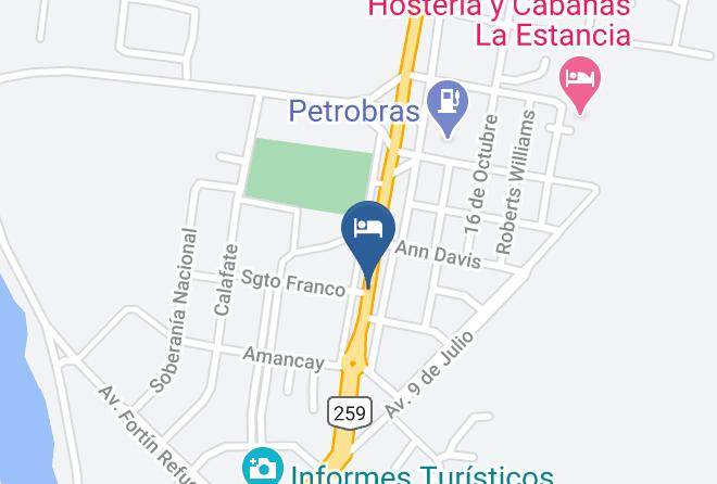 Futaleufu Department - Cabanas La Senalada Maps