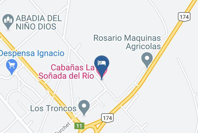 Victoria - Cabanas La Sonada Del Rio Maps