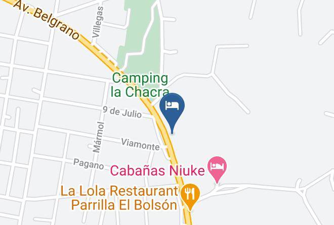 Bariloche - Cabanas La Terraza Maps