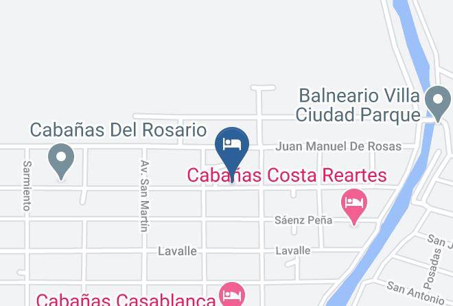 Calamuchita Department - Cabanas La Vertiente Maps