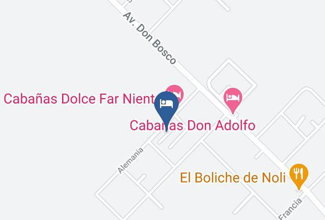 Tandil Partido - Cabanas Lafken Maps