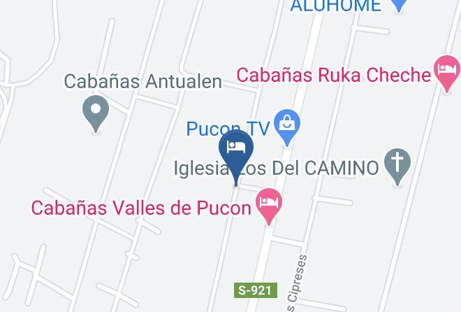Cautin Province - Cabanas Lancuyen Maps