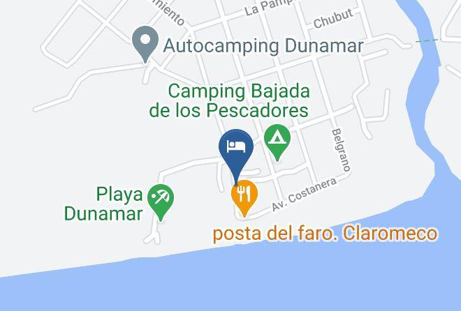 Tres Arroyos - Cabanas Las Acacias Dunamar Maps