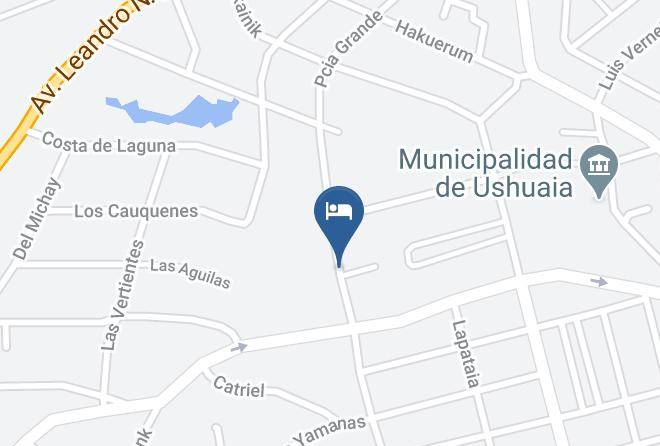 Ushuaia - Cabanas Las Aguilas Maps