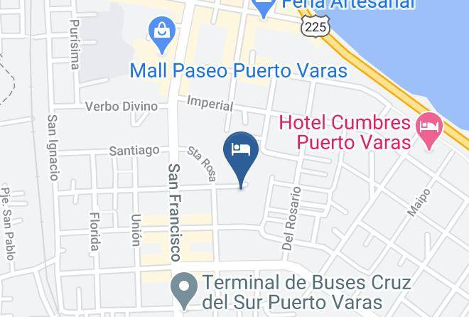 Llanquihue Province - Cabanas Las Bandurrias Maps