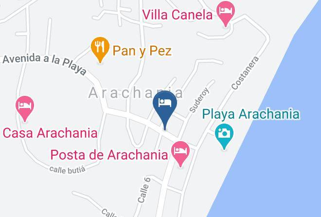 La Paloma - Cabanas Las Caracolas Maps