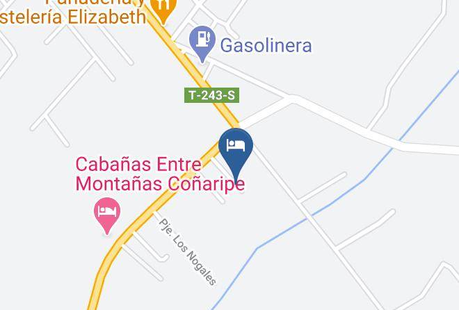 Valdivia Province - Cabanas Las Cascadas Maps