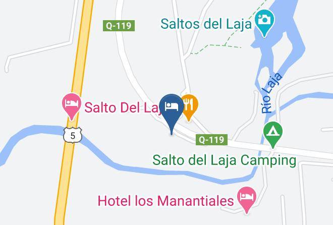 Los Angeles - Cabanas Las Corrientes Salto Del Laja Maps