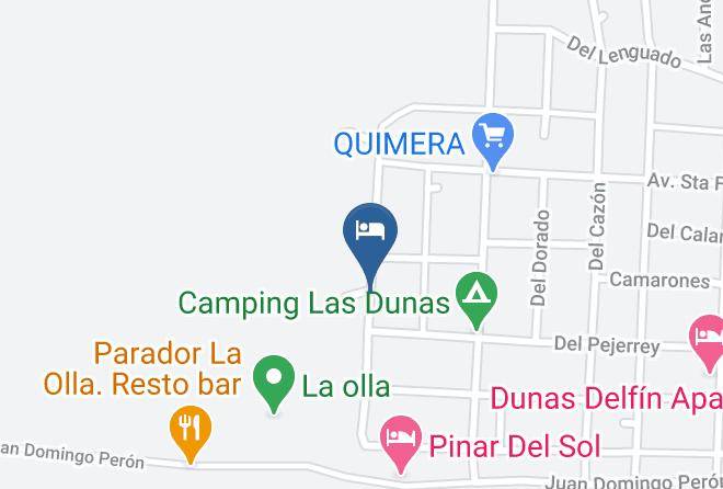 Monte Hermoso - Cabanas Las Dunas Maps
