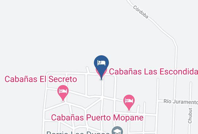 Monte Hermoso - Cabanas Las Escondidas Maps