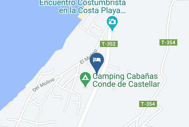 Valdivia Province - Cabanas Las Hortensias Maps