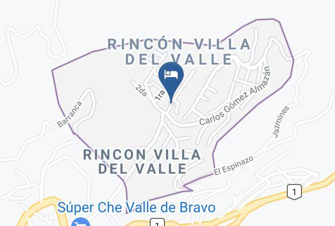 Valle De Bravo - Cabanas Las Lagartijas Maps