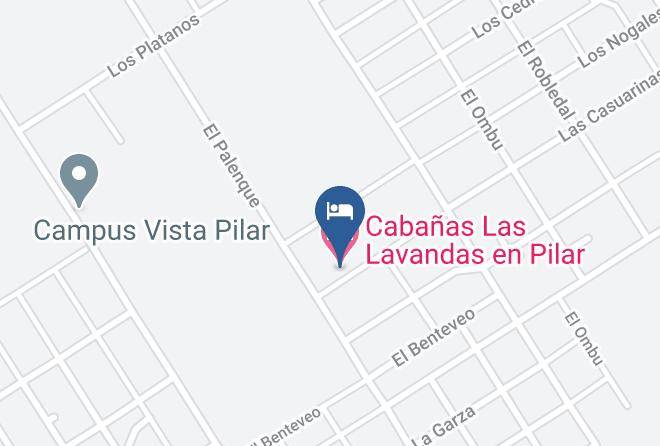 Pilar - Cabanas Las Lavandas En Pilar Maps