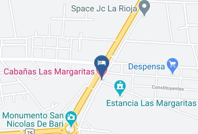 La Rioja - Cabanas Las Margaritas Maps